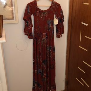 Altar’d State Off the Shoulder Maxi Dress